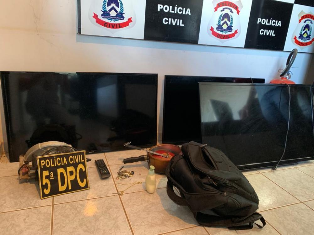 Polícia recupera produtos furtados na região sul de Palmas