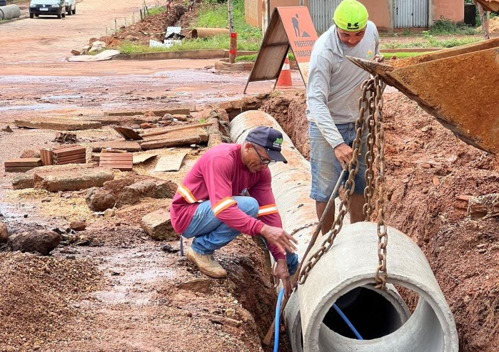 Prefeitura de Aparecida do Rio Negro realiza melhorias na rede pluvial