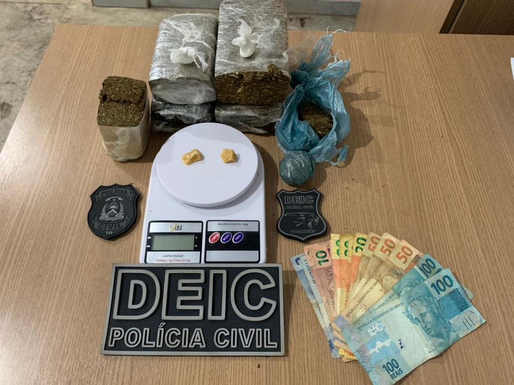 Polícia Civil deflagra operação de combate à criminalidade, prende três traficantes e apreende mais de 2kg de drogas em Paraiso
