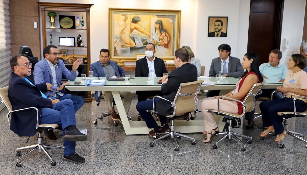 Governador Wanderlei Barbosa e secretariado discutem com a Unicef políticas públicas para a infância no Tocantins