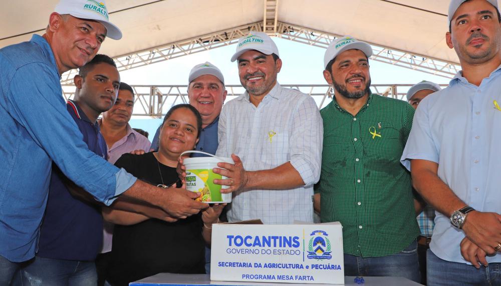 Governador Wanderlei Barbosa lança na Agrotins 2023 programas para fomentar a agricultura familiar no montante de R$ 10 milhões