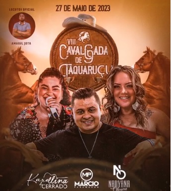 VIII Cavalgada de Taquaruçu acontece neste sábado, 27, com shows de três bandas