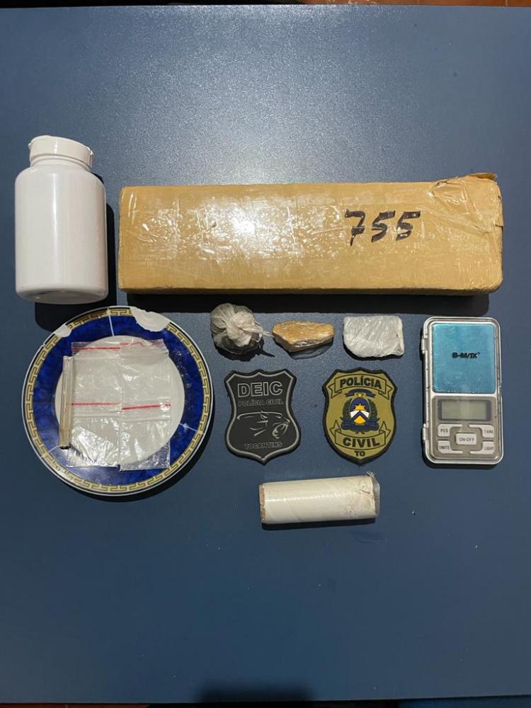 Polícia Civil deflagra operação contra à criminalidade e prende duas pessoas por tráfico de drogas