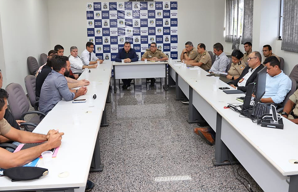 Contra a violência: Forças de Segurança do Tocantins alinham ações estratégicas para reduzir casos em Palmas