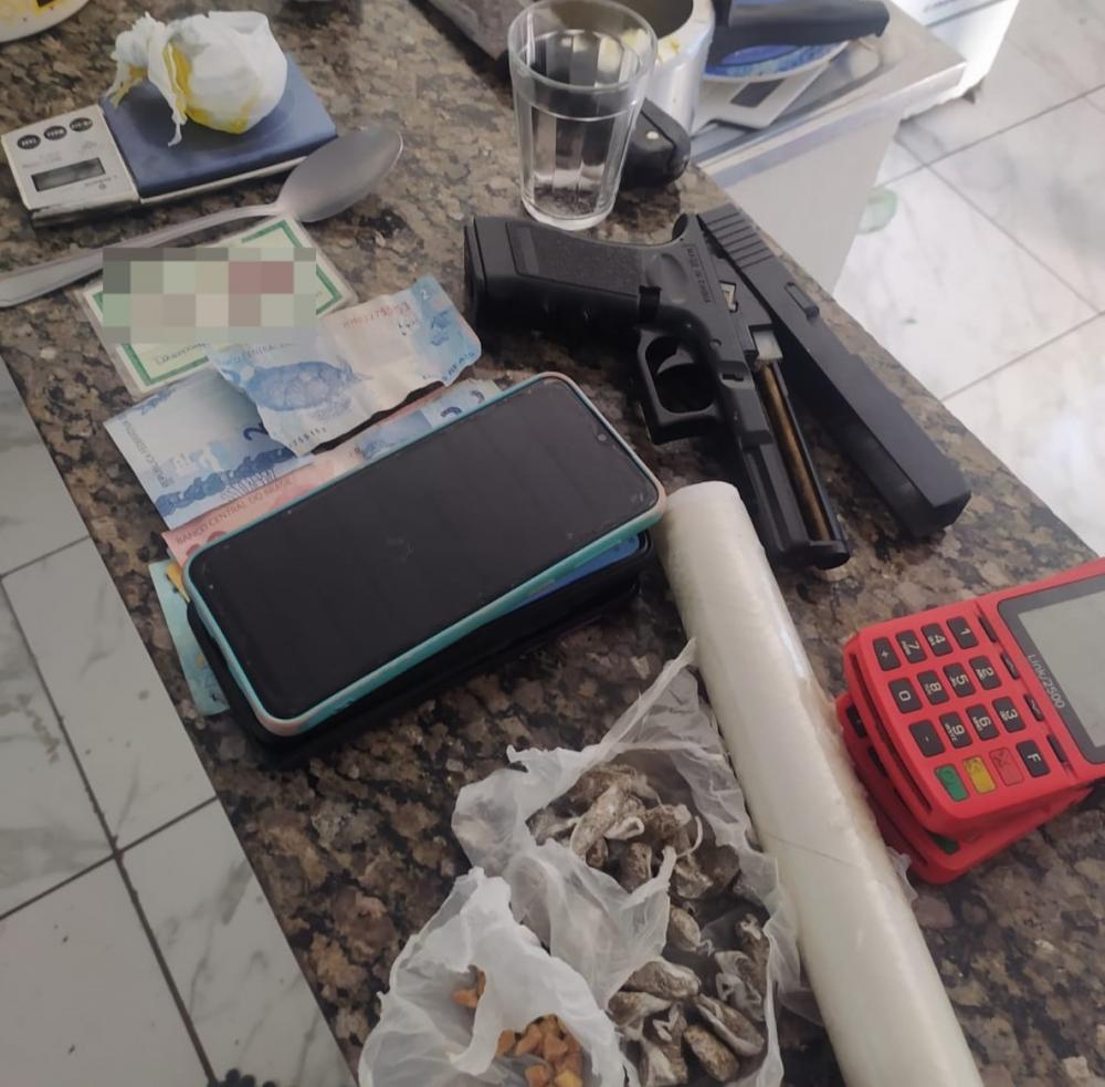 Homem é preso em Palmas por tráfico de drogas