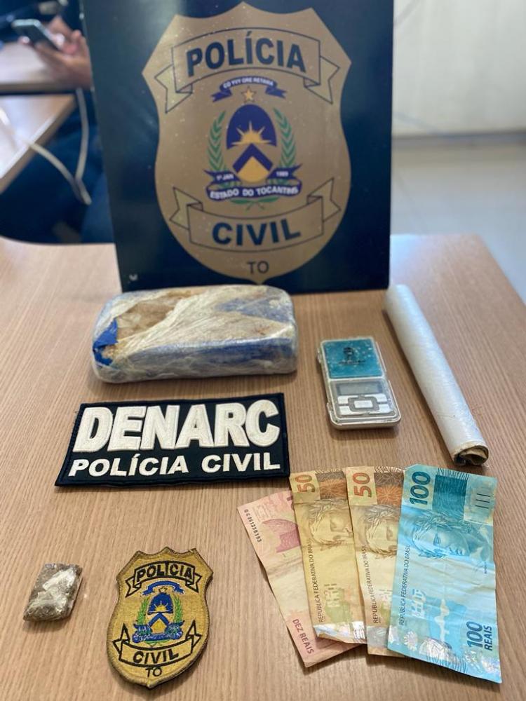 Polícia Civil prende casal por tráfico de drogas e apreende mais de um quilo de crack em Araguaína