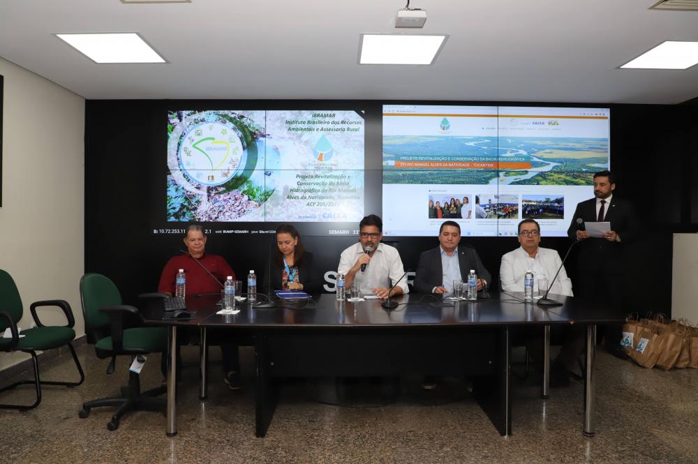 Tocantins apresenta resultados de projeto de revitalização e conservação de Bacia Hidrográfica