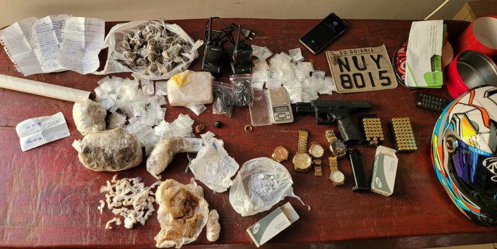 Mais uma etapa da operação Broken Windows resulta na prisão de quatro faccionados e apreensão de armas e drogas na região sul de Palmas 