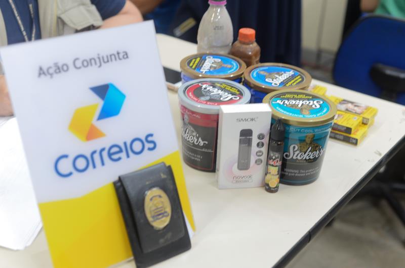 Mais de 500 produtos produtos ilegais ou irregulares são apreendidos nos Correios de Palmas este ano