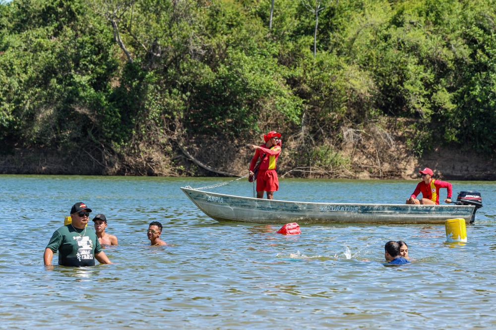 Bombeiros militares registram baixo índice de ocorrências nas praias do Tocantins