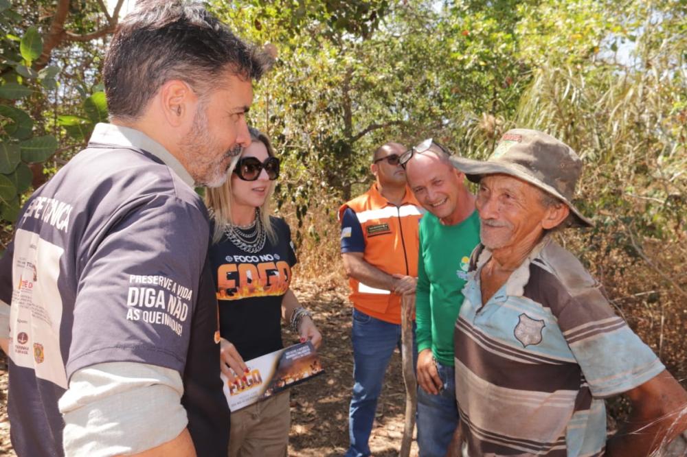 Caravana do Foco no Fogo visita produtores rurais no município de Guaraí