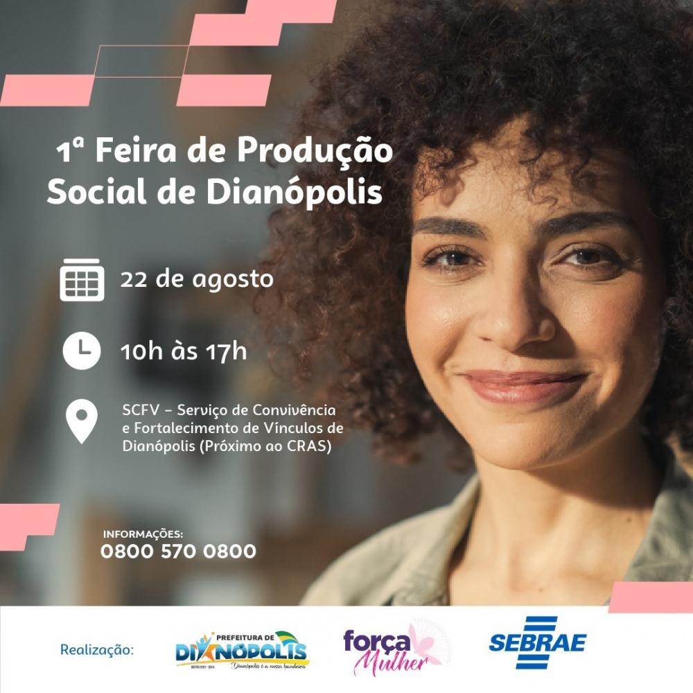 Sebrae realiza 1° Feira de Produção Social de Dianópolis