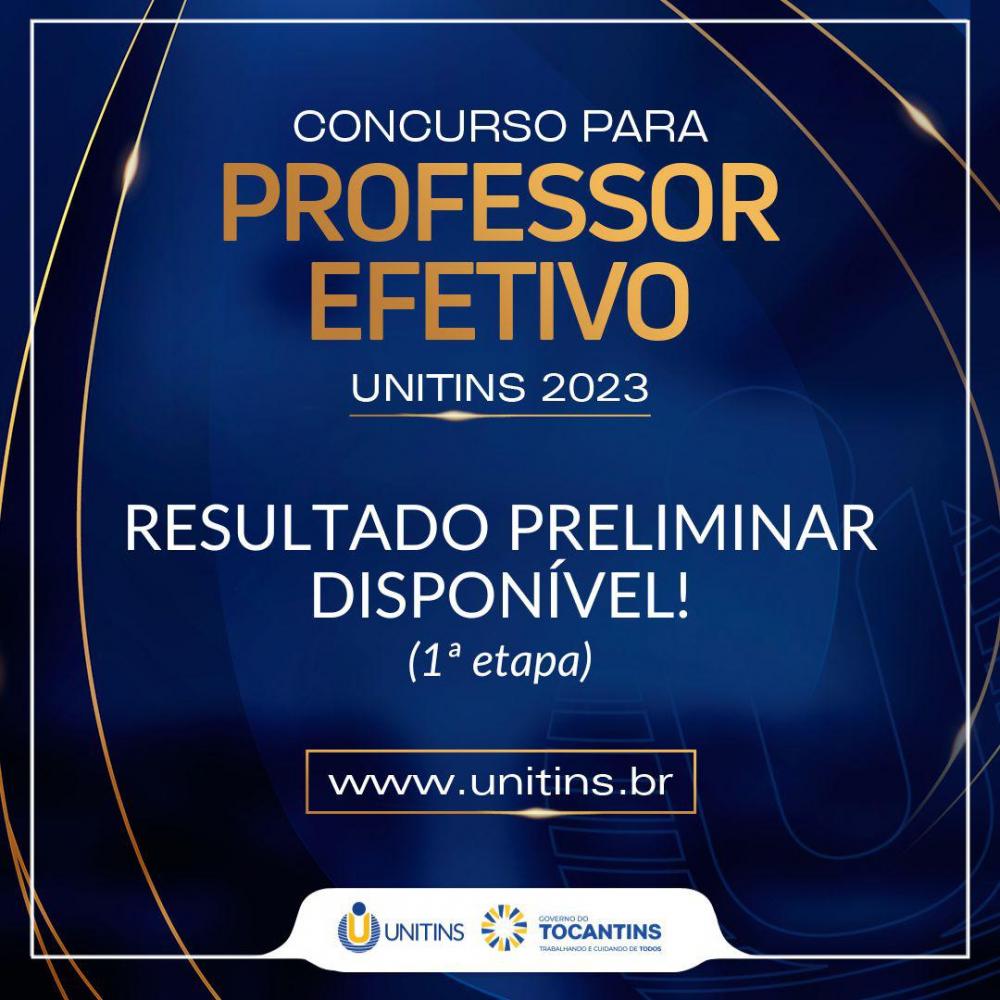 Unitins divulga resultado provisório da primeira etapa de concurso para professor