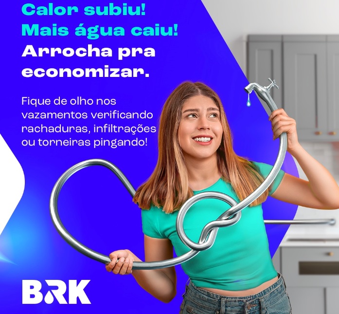 Com estiagem BRK lança campanha para economizar água