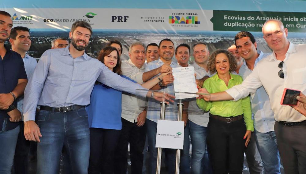 Em Gurupi, governador Wanderlei Barbosa participa da solenidade de assinatura das obras de duplicação da BR-153