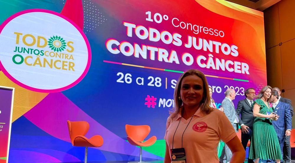 Laudecy Coimbra participa do 10º Congresso Todos Juntos Contra o Câncer em São Paulo