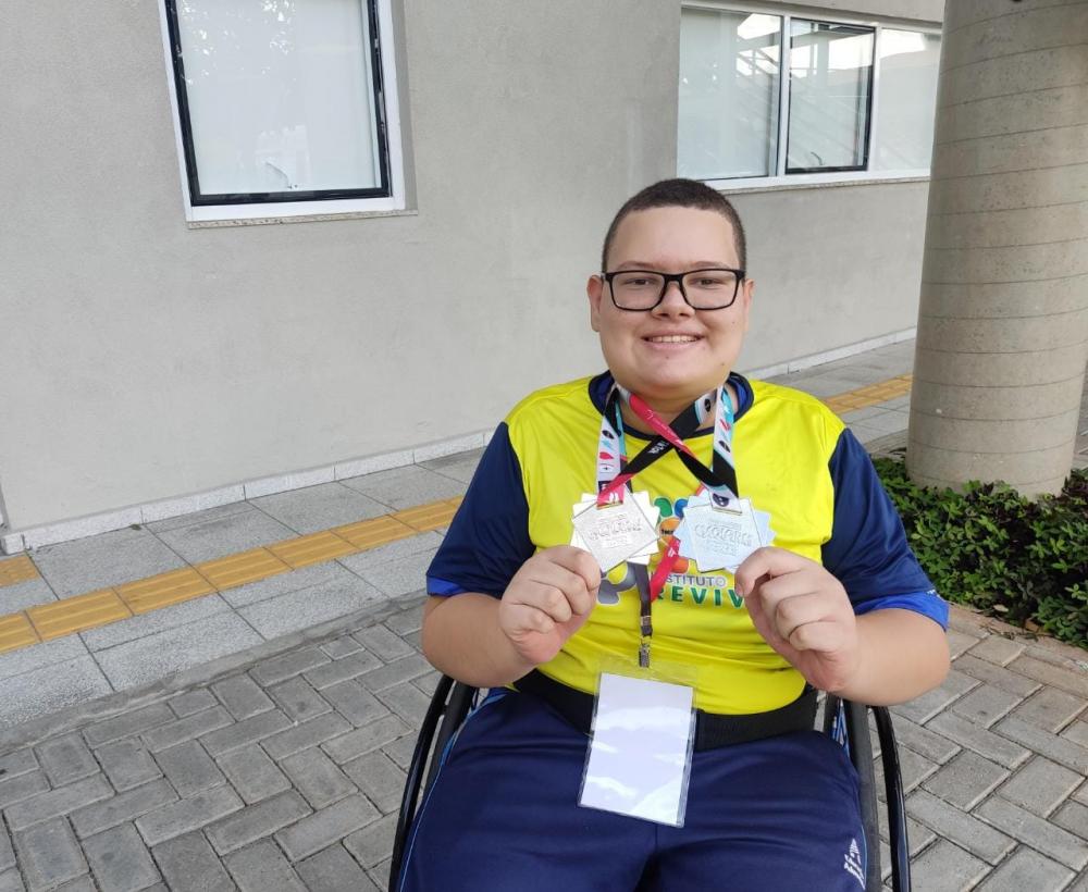 Tocantins conquista mais 14 medalhas no segundo dia das Paralimpíadas Escolares 2022