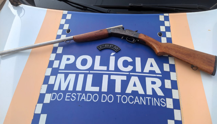 PM prende homem por porte ilegal de arma de fogo em Itaporã/TO