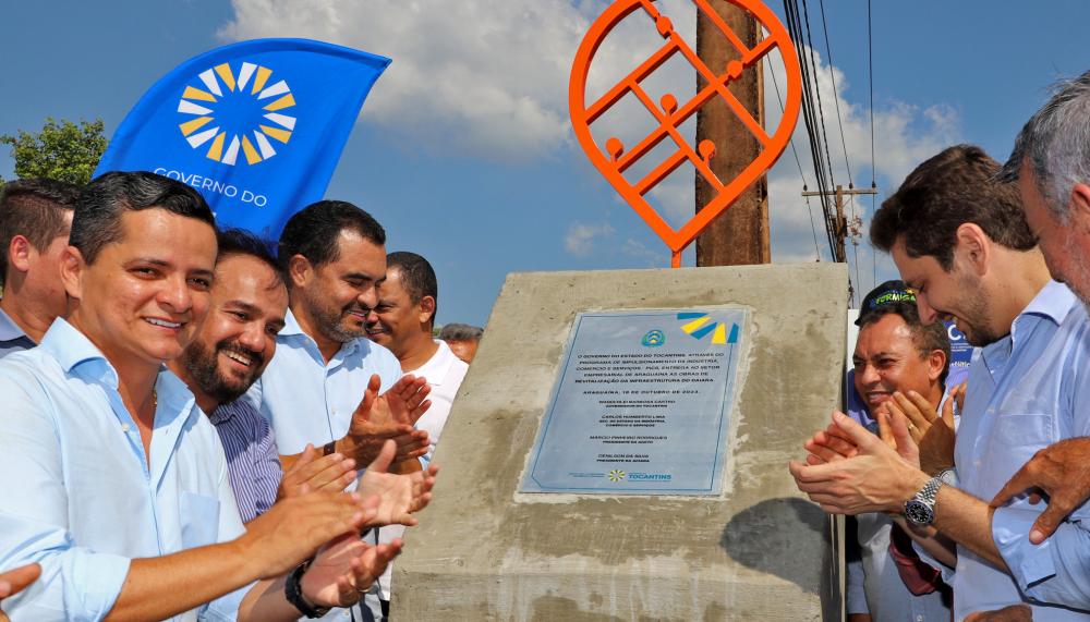Governador Wanderlei Barbosa inaugura obras estruturais em Araguaína avaliadas em R$ 16,4 milhões