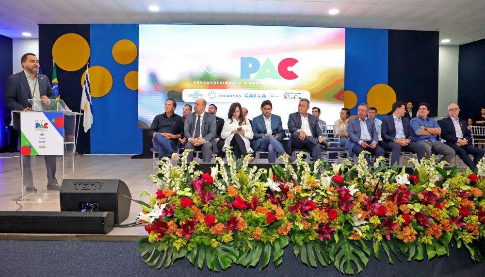 Prefeitura de Ponte Alta do Bom Jesus participa de lançamento do Novo PAC em Palmas