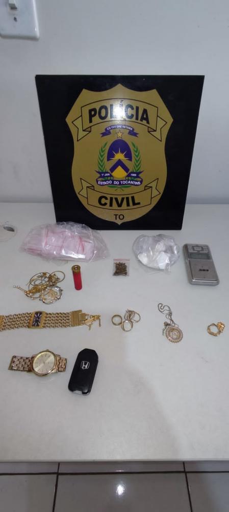Polícia Civil desvenda roubo praticado em residência, recupera objetos e prende suspeito em Colinas do Tocantins
