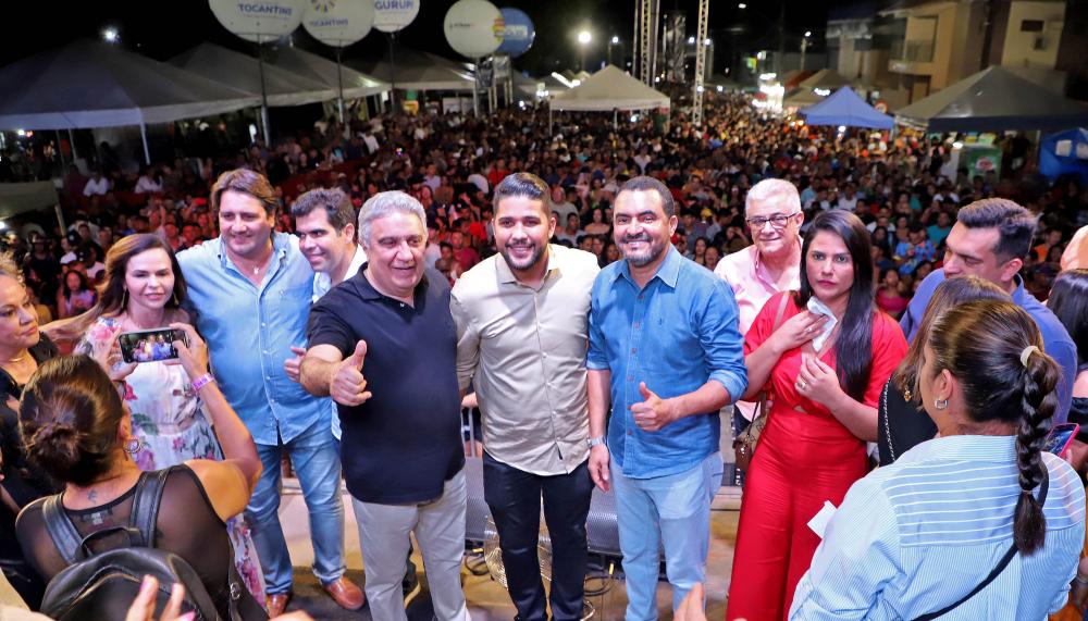 Governador Wanderlei Barbosa prestigia festividade de 65 anos de Gurupi