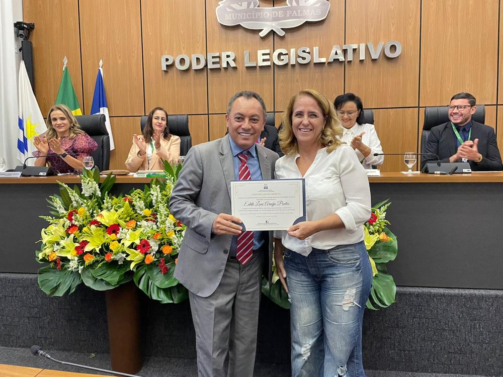 Em Sessão Solene na Câmara, Marilon Barbosa homenageia biomédica pioneira em Palmas