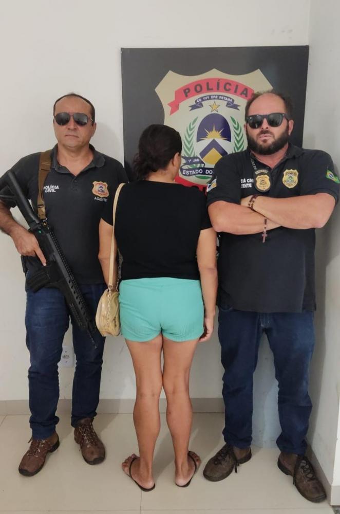 Em Araguaína, Polícia Civil prende mulher condenada por furto qualificado e associação criminosa