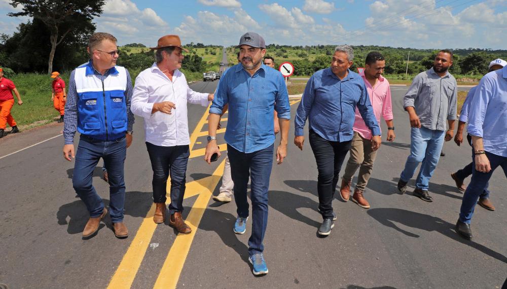 Governador Wanderlei Barbosa inaugura recuperação do trecho rodoviário da Transcolinas a Bernardo Sayão, orçada em R$ 28 milhões