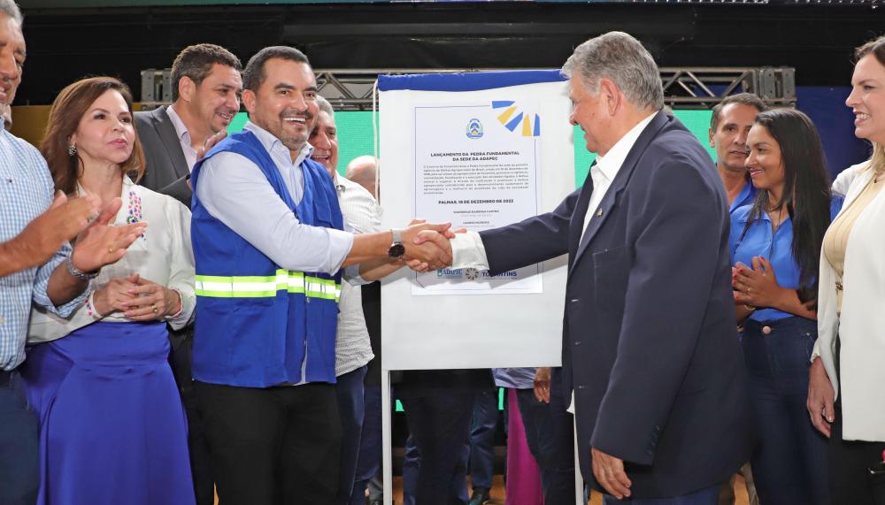 Governador Wanderlei Barbosa lança pedra fundamental da sede própria da Adapec, obra avaliada em R$ 26 milhões