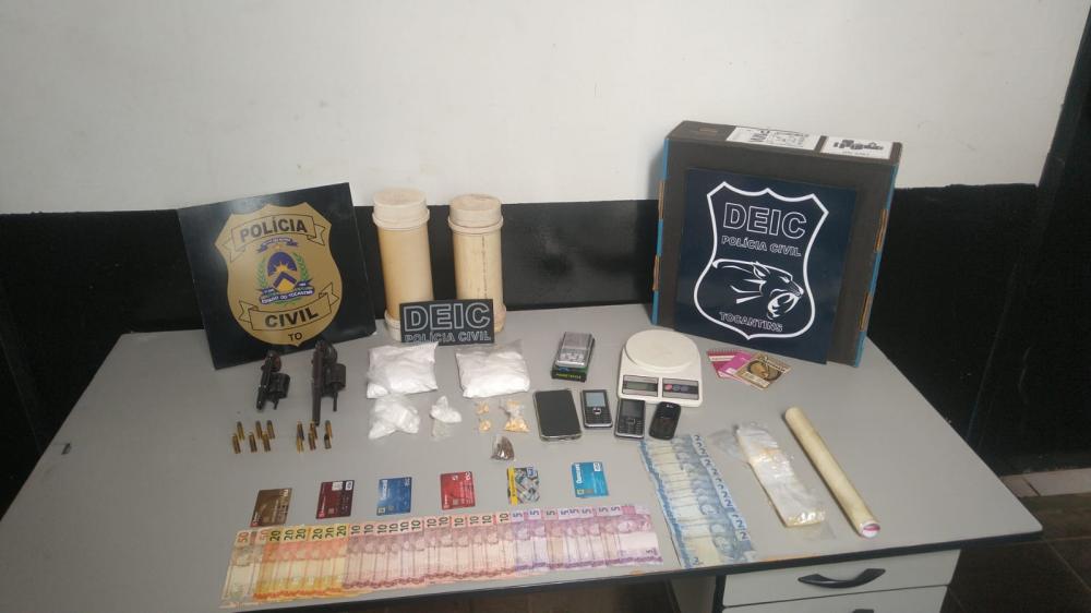 Homem suspeito de vender drogas próximo à escola é preso pela Polícia Civil em Guaraí