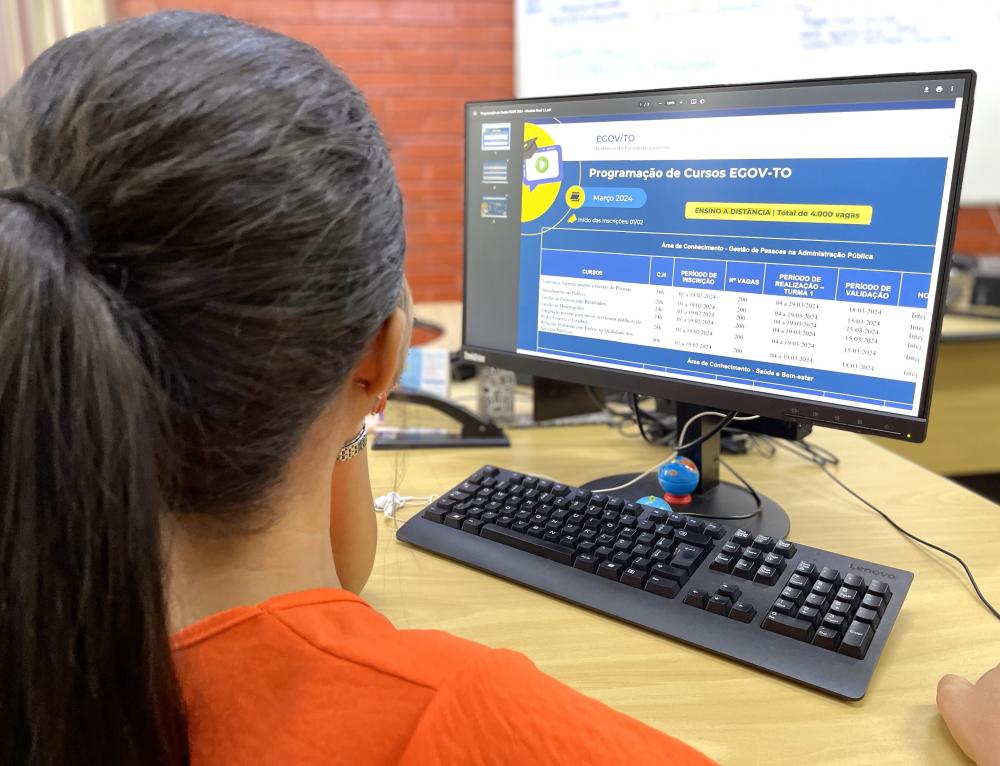 Escola de Governo do Tocantins divulga calendário de cursos para o 1° bimestre de 2024