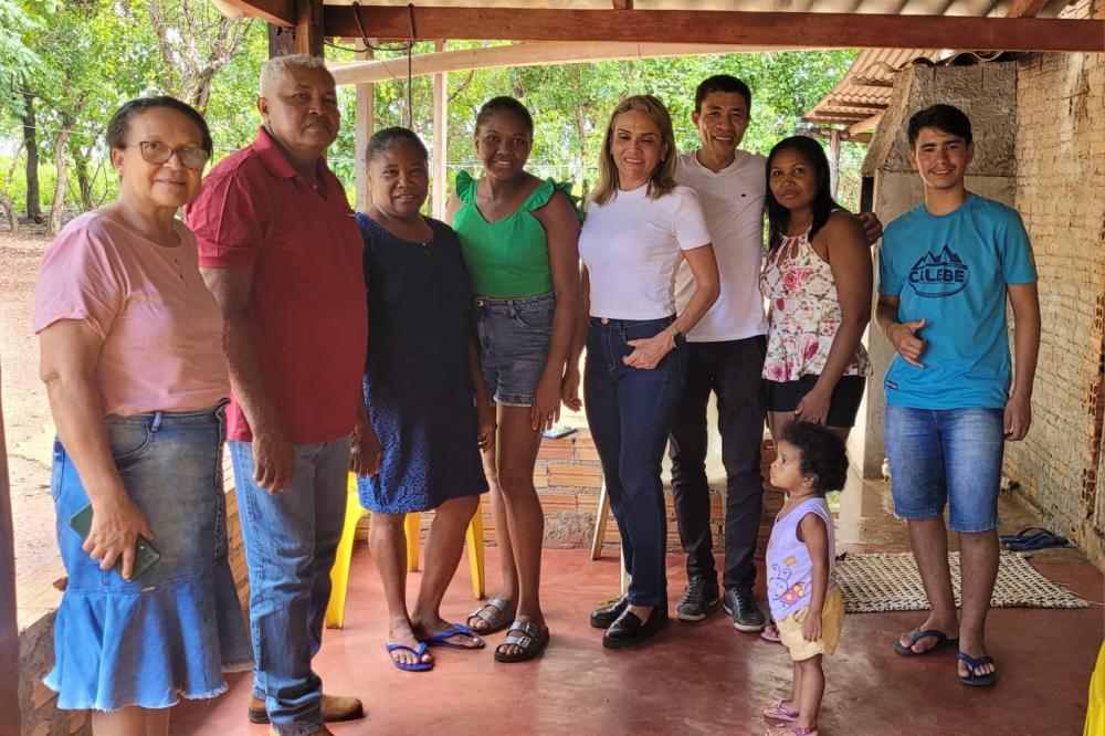 Laudecy Coimbra visita o Projeto de Assentamento Cyte localizado em Buritirana 