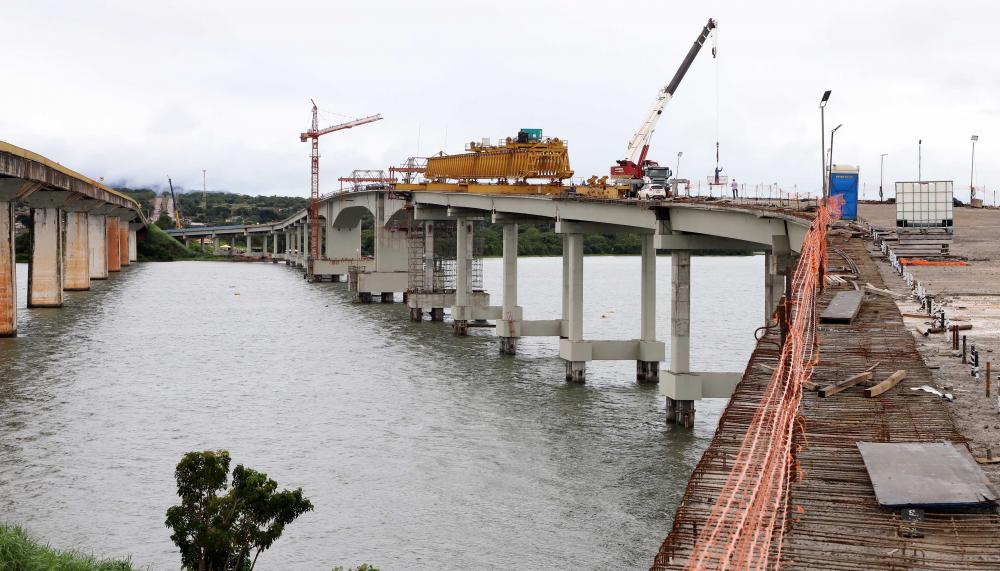 Governo do Tocantins conclui 85% das obras da Ponte de Porto Nacional