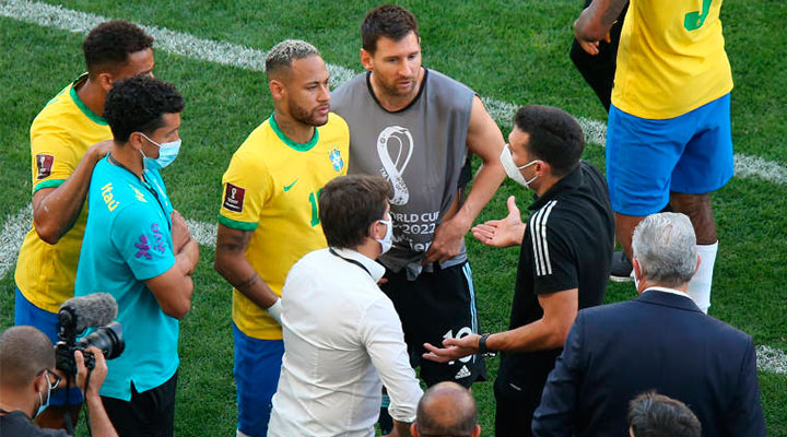 Anvisa paralisa jogo entre Brasil e Argentina pelas Eliminatórias