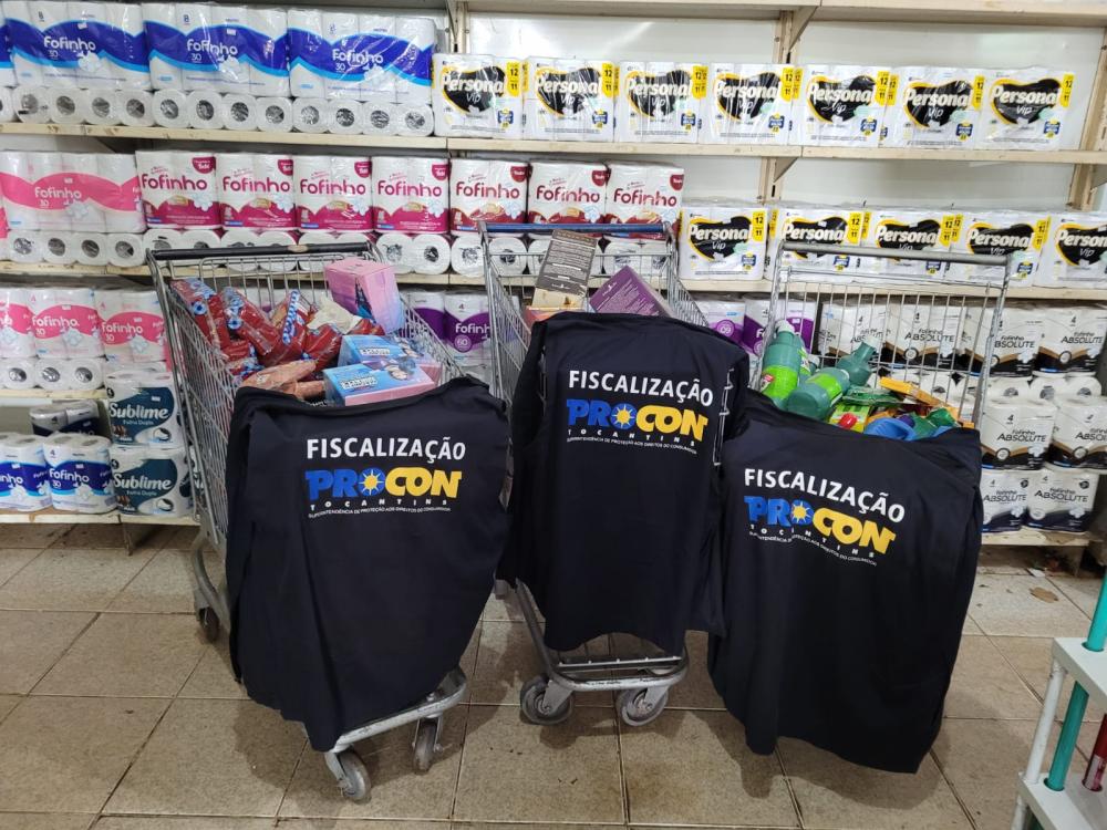 Procon Tocantins apreende mais de 4 mil produtos vencidos em Operação de Olho no Prazo de Validade