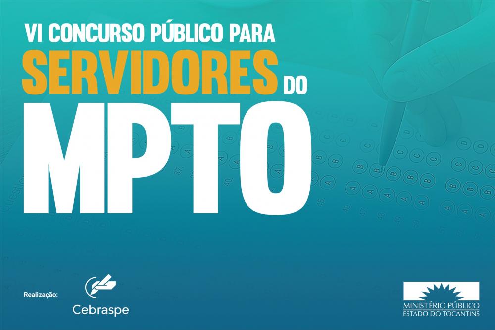 Locais de prova do concurso do MPTO estarão disponíveis para consulta dia 23