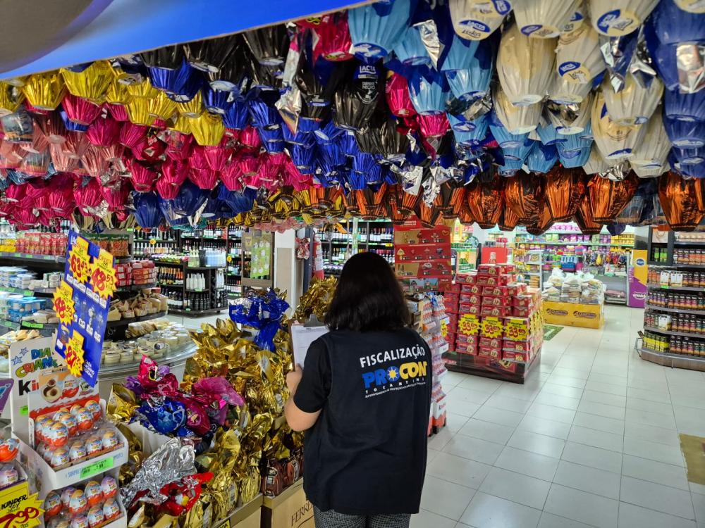 Pesquisa do Procon Tocantins aponta variação de 80% nos preços dos produtos de Páscoa