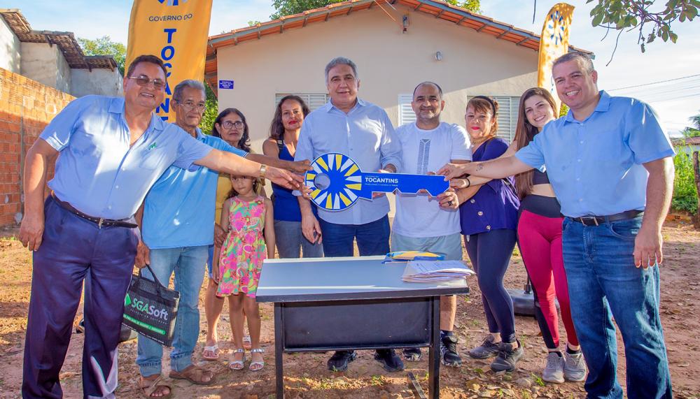 Vice-governador Laurez Moreira participa da entrega de unidades habitacionais do programa Pró-Moradia, no Taquari