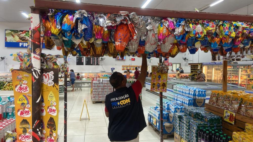 Pesquisa do Procon Tocantins aponta variação de 150,38% nos preços dos produtos de páscoa em Gurupi