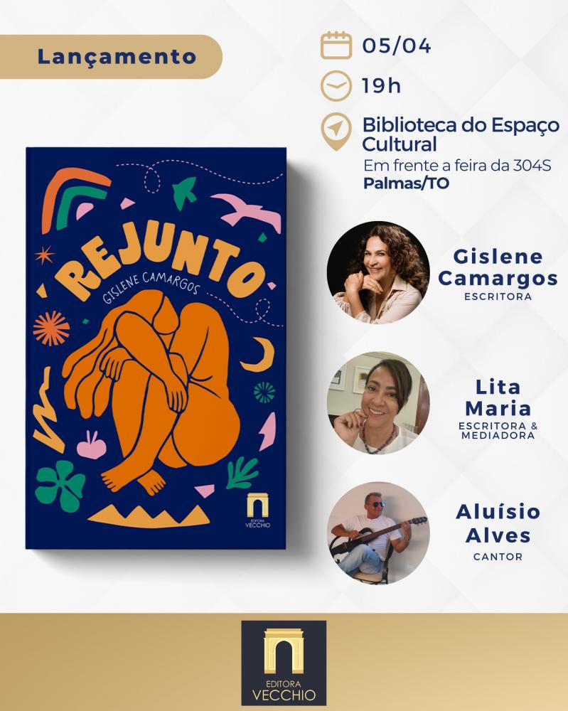  Gislenes Camargos lança livro Rejunto no Espaço Cultural