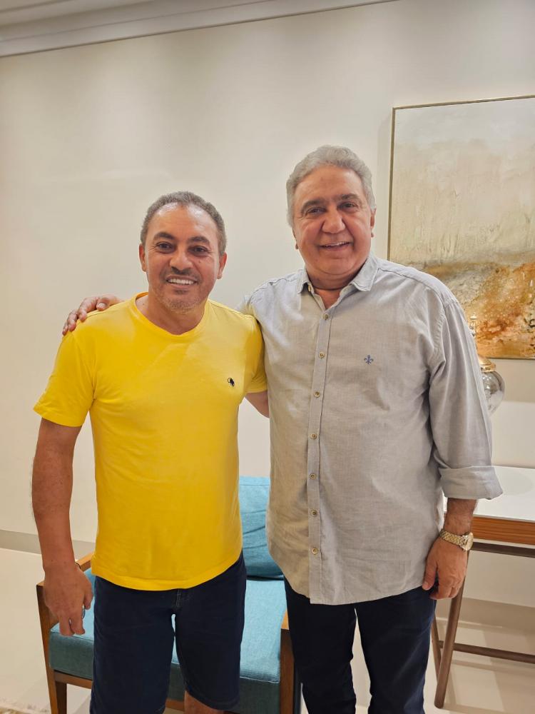 Após passar por cirurgia, Marilon Barbosa recebe a visita do vice-governador, Laurez Moreira