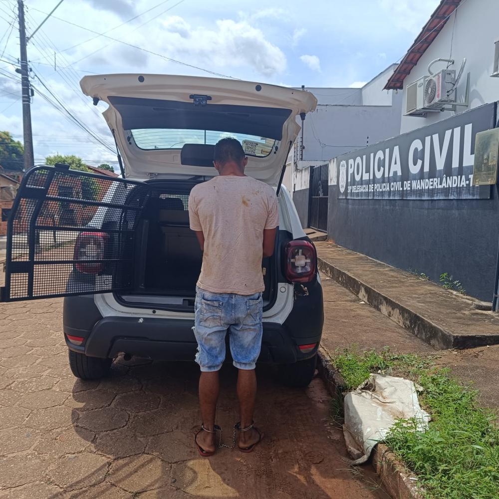 Em Wanderlândia, Polícia Civil prende homem suspeito de abusar sexualmente de duas enteadas 