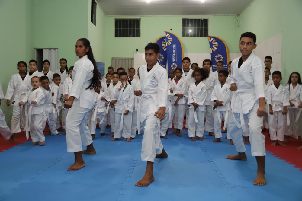 Projeto de Karatê desenvolvido pelo Governo do Tocantins promove a inclusão e o desenvolvimento de crianças e jovens da região sul de Palmas
