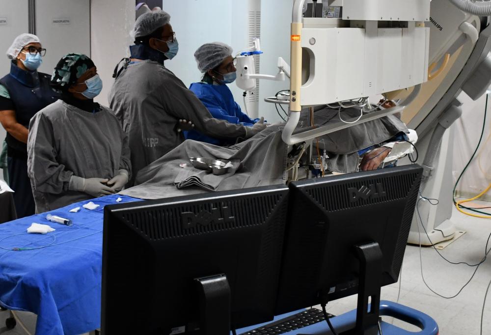 HGP zera a fila de espera por cateterismo cardíaco eletivo