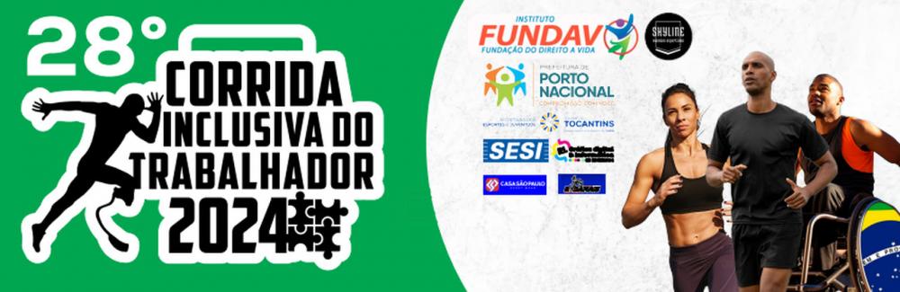 Porto Nacional realiza a 28ª edição da corrida Inclusiva do Trabalhador