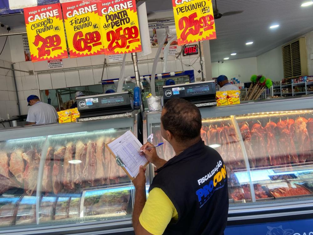 Procon Tocantins encontra variação de até 123% nos preços das carnes em Gurupi