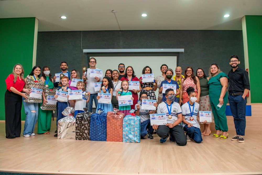 Semed premia ganhadores da Olimpíada Municipal de Ciências