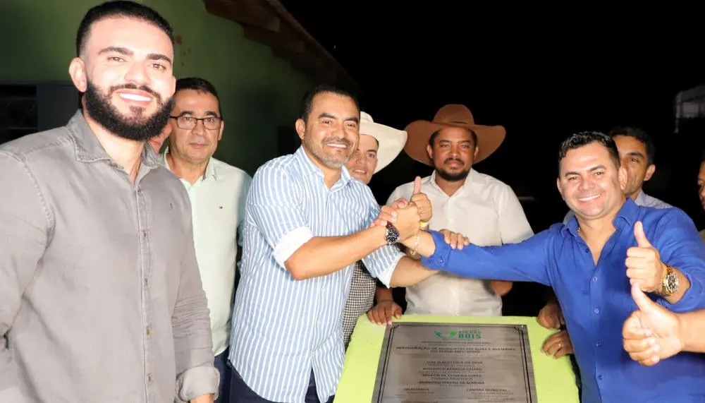 Com entrega de obras, governador Wanderlei Barbosa celebra o aniversário de Rio dos Bois