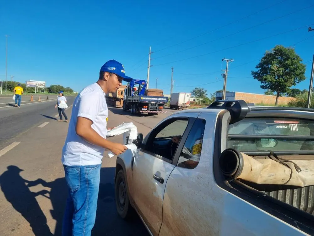 Governo do Tocantins realiza ação do Maio Amarelo em rodovias estaduais